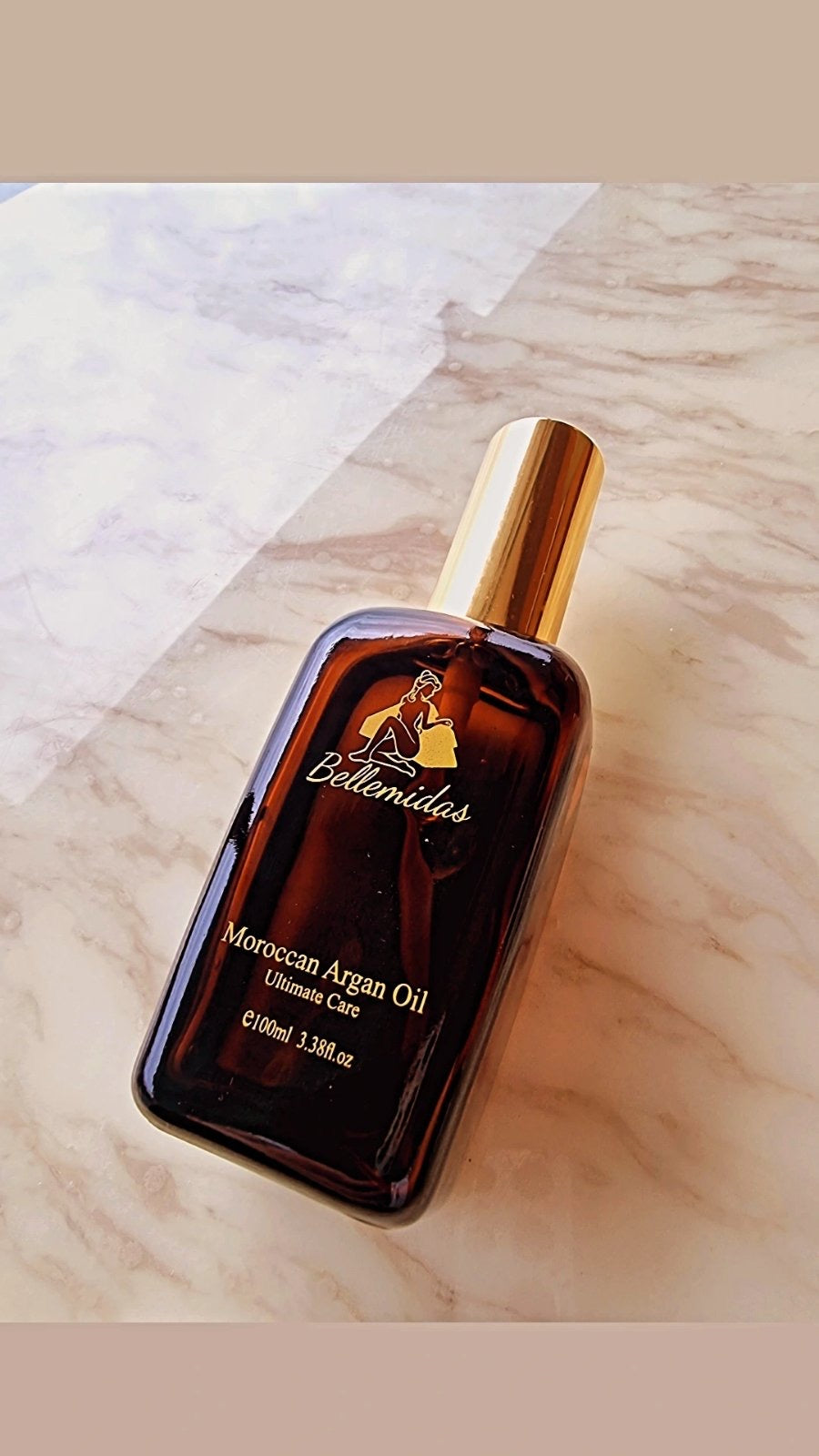 Bellemidas Moroccan Argan Oil bottle